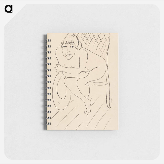 アートメモ帳-Nude Seated in a Rocking Chair
 - イェール大学アートギャラリー Memo.