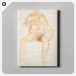 アートパネル-Study of a Nude, right arm over eye
 - イェール大学アートギャラリー Canvas.