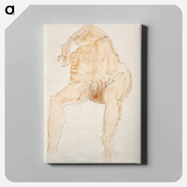 アートパネル-Study of a Nude, right arm over eye
 - イェール大学アートギャラリー Canvas.