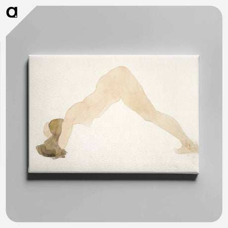 アートパネル-Nude Standing with head on ground
 - イェール大学アートギャラリー Canvas.