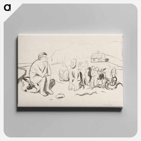 アートパネル-Alfas Nachkommen
 - イェール大学アートギャラリー Canvas.