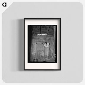 アートポスター-Agricultural Laborer's Room
 - ラッセル リー Poster.
