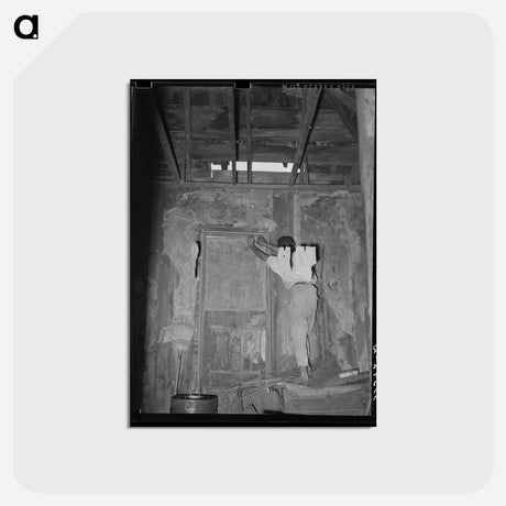 アートポストカード-Agricultural Laborer's Room
 - ラッセル リー Postcard.