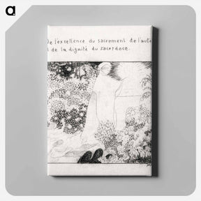 アートパネル-The excellence of the sacrament and the dignity of the priesthood (De l’excellence du sacrement et de la dignite du sacerdoce)
 - イェール大学アートギャラリー Canvas.