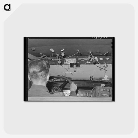 アートポストカード-Trinkets in an Agricultural Worker's Automobile
 - ラッセル リー Postcard.