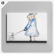 アートパネル-Girl Pulling Wagon
 - イェール大学アートギャラリー Canvas.