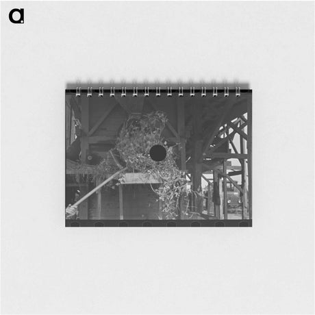 アートメモ帳-Steam Tractor on Oklahoma Farm
 - ラッセル リー Memo.