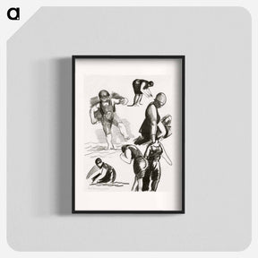 アートポスター-Bathing Beach
 - ボストン公共図書館 Poster.