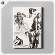 アートパネル-Bathing Beach
 - ボストン公共図書館 Canvas.