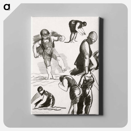 アートパネル-Bathing Beach
 - ボストン公共図書館 Canvas.