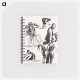 アートメモ帳-Bathing Beach
 - ボストン公共図書館 Memo.