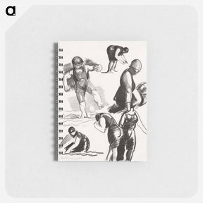 アートメモ帳-Bathing Beach
 - ボストン公共図書館 Memo.