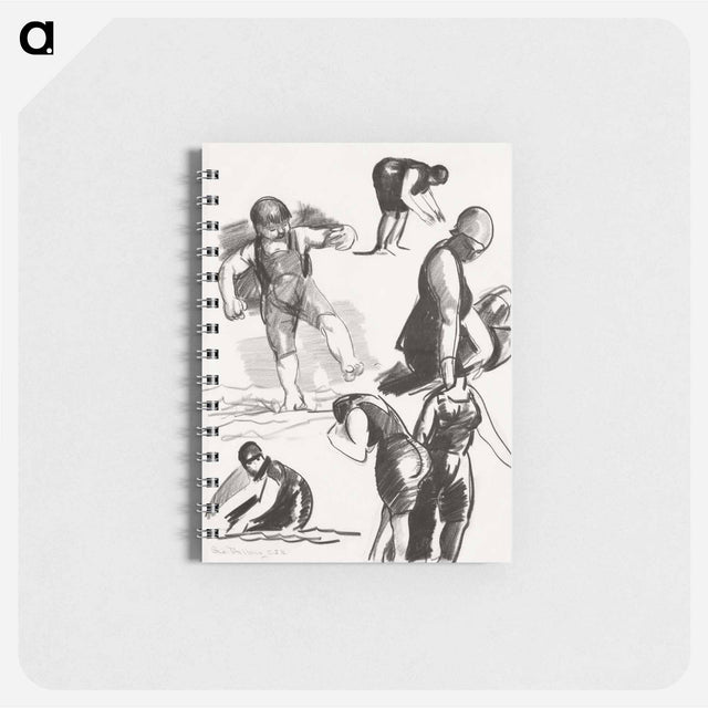 アートメモ帳-Bathing Beach
 - ボストン公共図書館 Memo.