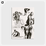 アートポストカード-Bathing Beach
 - ボストン公共図書館 Postcard.