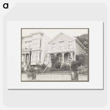 Homes of Bush Street residents - Dorothea Lange Poster.