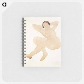 アートメモ帳-Naked woman posing sensually, vintage erotic art. Nude, reclining, hands behind head
 - イェール大学アートギャラリー Memo.
