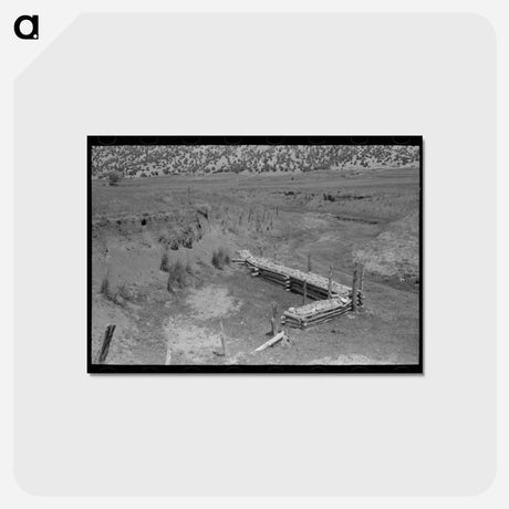 アートポストカード-Chamisal Revetment
 - ラッセル リー Postcard.