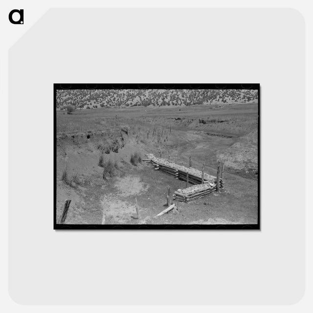 アートポストカード-Chamisal Revetment
 - ラッセル リー Postcard.