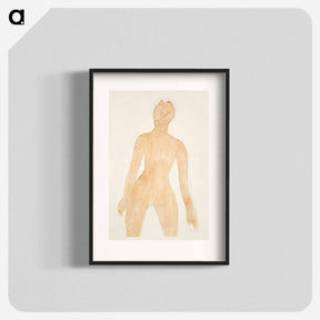 アートポスター-Standing Nude
 - イェール大学アートギャラリー Poster.