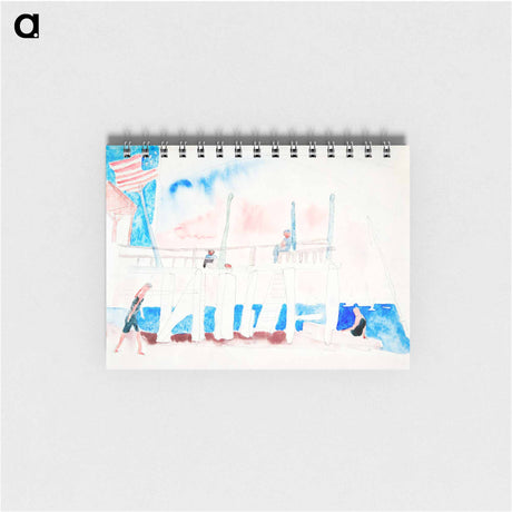アートメモ帳-Pier With Four Figures
 - イェール大学アートギャラリー Memo.