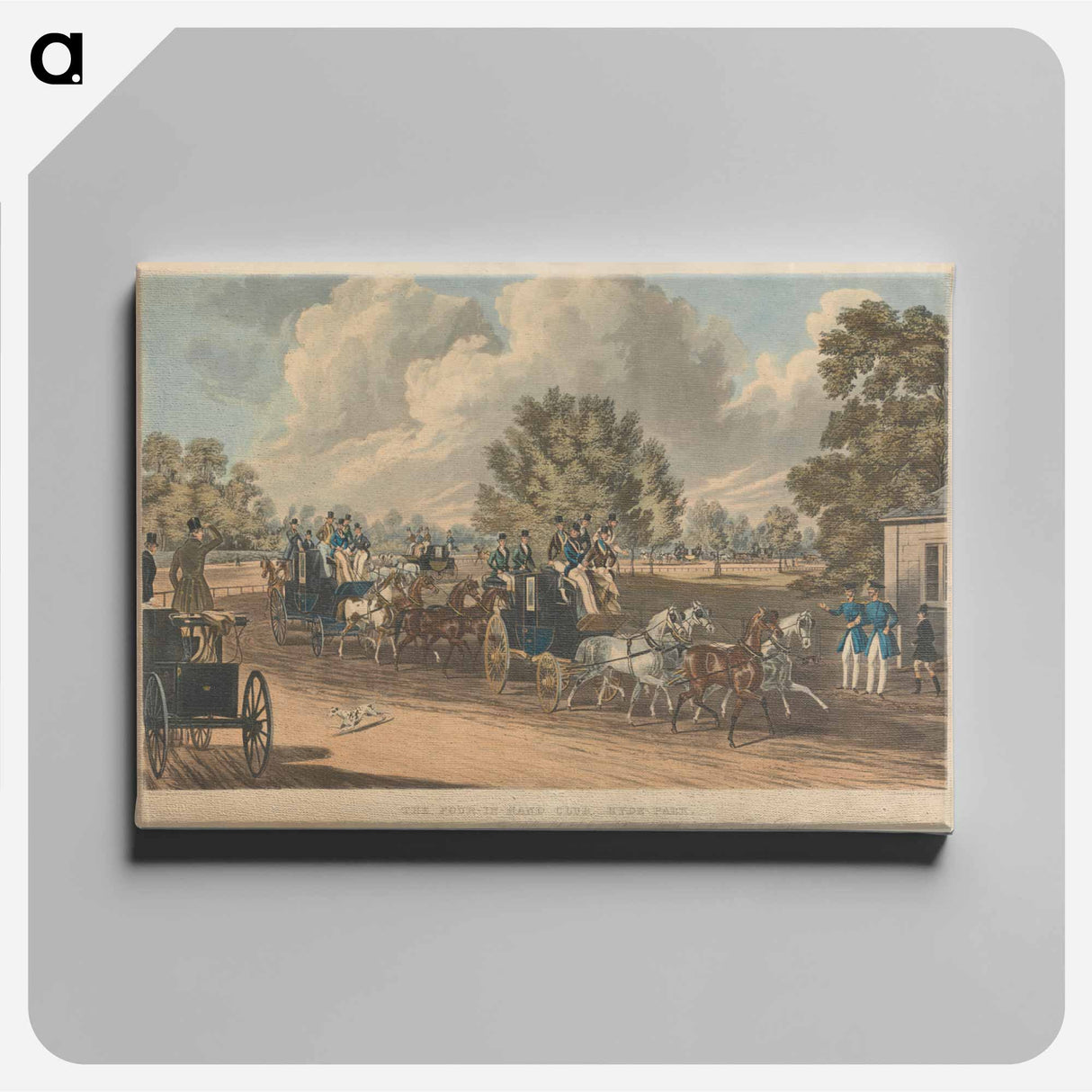 アートパネル-The Four-in-Hand Hunt Club-Hyde Park
 - イェール大学アートギャラリー Canvas.