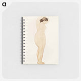 アートメモ帳-Naked woman posing sensually, vintage erotic art. Nude, standing with hands on head
 - イェール大学アートギャラリー Memo.