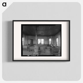 アートポスター-Interior of church of the Mississippi Delta - ドロテア ラング Poster.