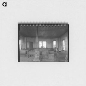 アートメモ帳-Interior of church of the Mississippi Delta - ドロテア ラング Memo.