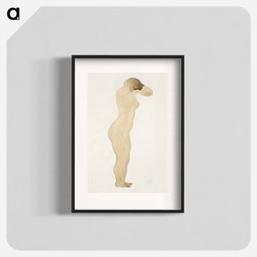 アートポスター-Standing Nude, Hands Clasped Behind Neck
 - イェール大学アートギャラリー Poster.