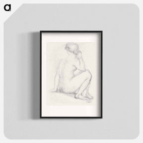 アートポスター-Female Nude, Seated
 - イェール大学アートギャラリー Poster.