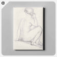 アートパネル-Female Nude, Seated
 - イェール大学アートギャラリー Canvas.