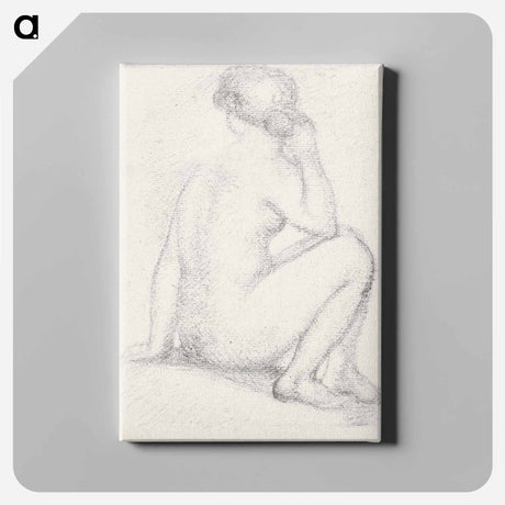 アートパネル-Female Nude, Seated
 - イェール大学アートギャラリー Canvas.