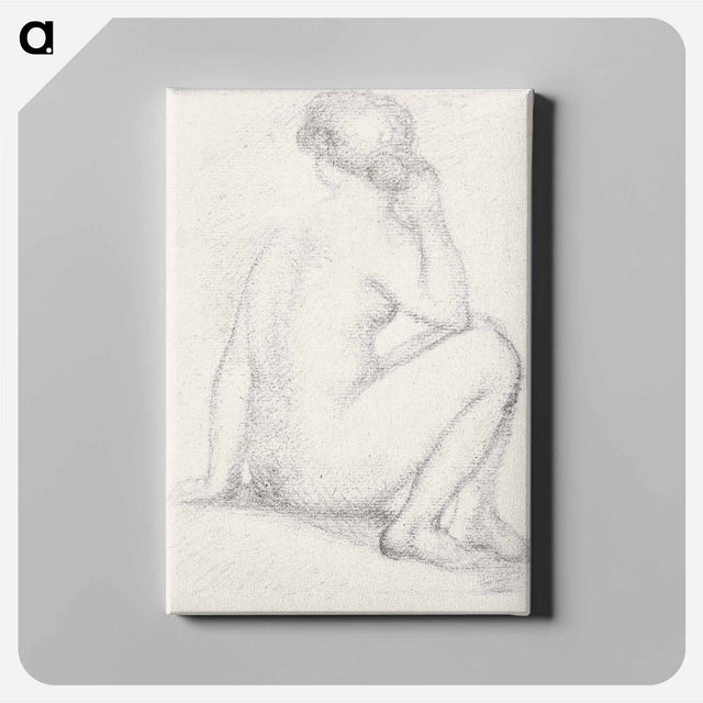 アートパネル-Female Nude, Seated
 - イェール大学アートギャラリー Canvas.