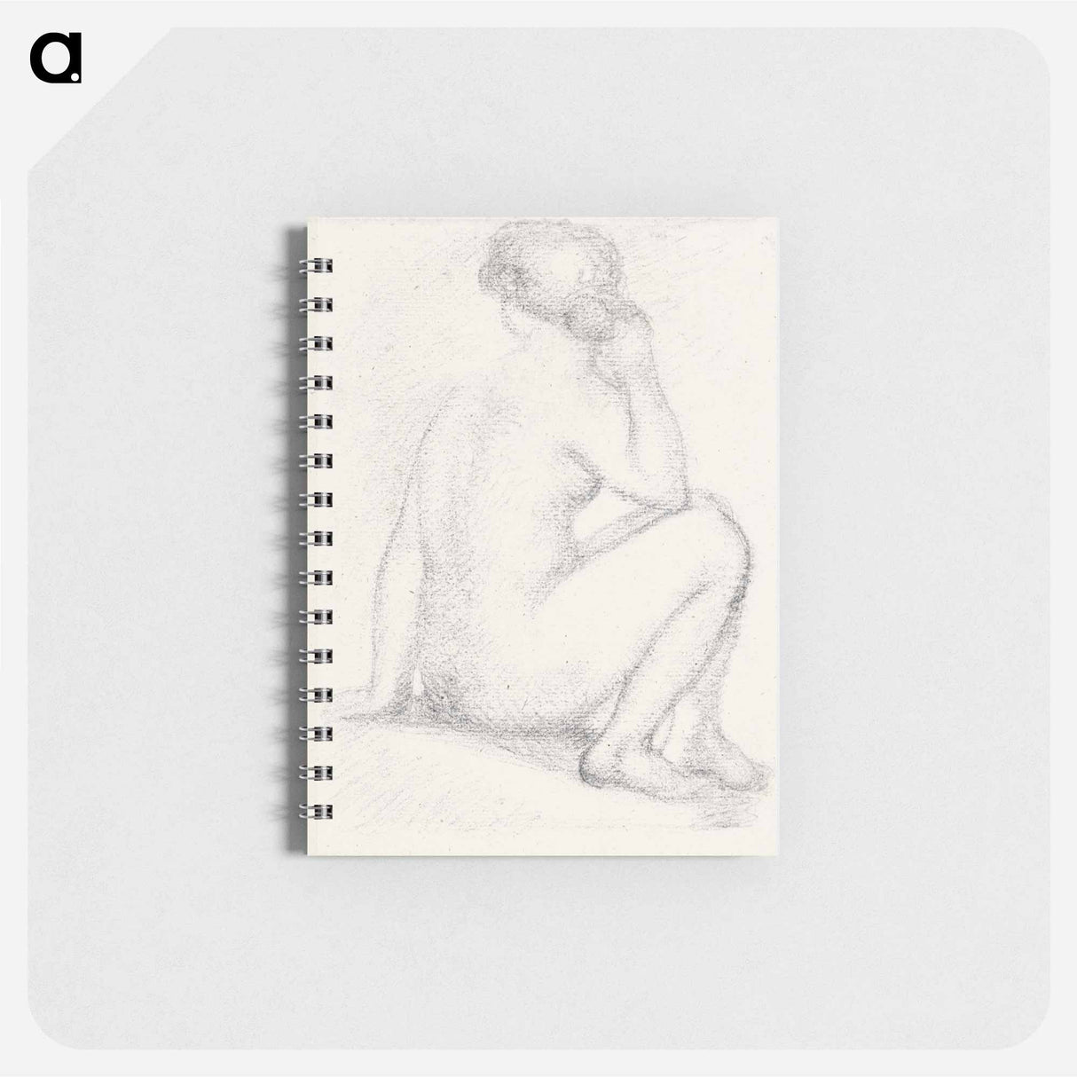 アートメモ帳-Female Nude, Seated
 - イェール大学アートギャラリー Memo.