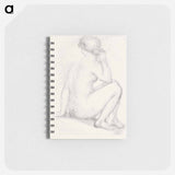 アートメモ帳-Female Nude, Seated
 - イェール大学アートギャラリー Memo.