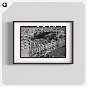 アートポスター-Shasta Dam Detail
 - ラッセル リー Poster.