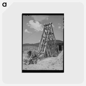 アートポストカード-Head Frame, Pinos Altos
 - ラッセル リー Postcard.