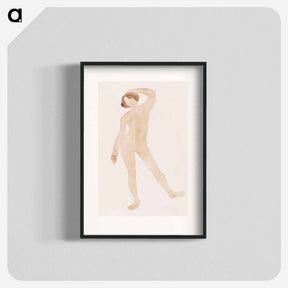 アートポスター-Study of a Nude (Standing, front, hand on head)
 - イェール大学アートギャラリー Poster.