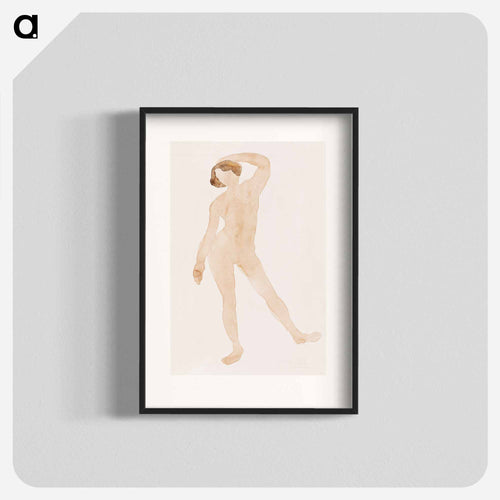 Study of a Nude (Standing, front, hand on head)
 - Yale University Art Gallery Poster.