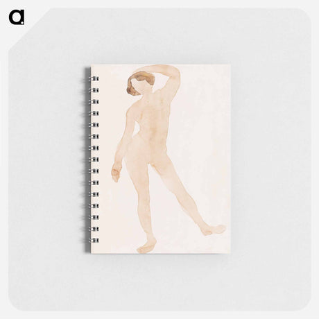 アートメモ帳-Study of a Nude (Standing, front, hand on head)
 - イェール大学アートギャラリー Memo.