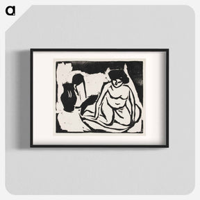アートポスター-Nude Girl in the Bath
 - イェール大学アートギャラリー Poster.
