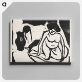 アートパネル-Nude Girl in the Bath
 - イェール大学アートギャラリー Canvas.
