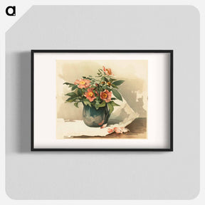 アートポスター-Two Florals
 - ボストン公共図書館 Poster.