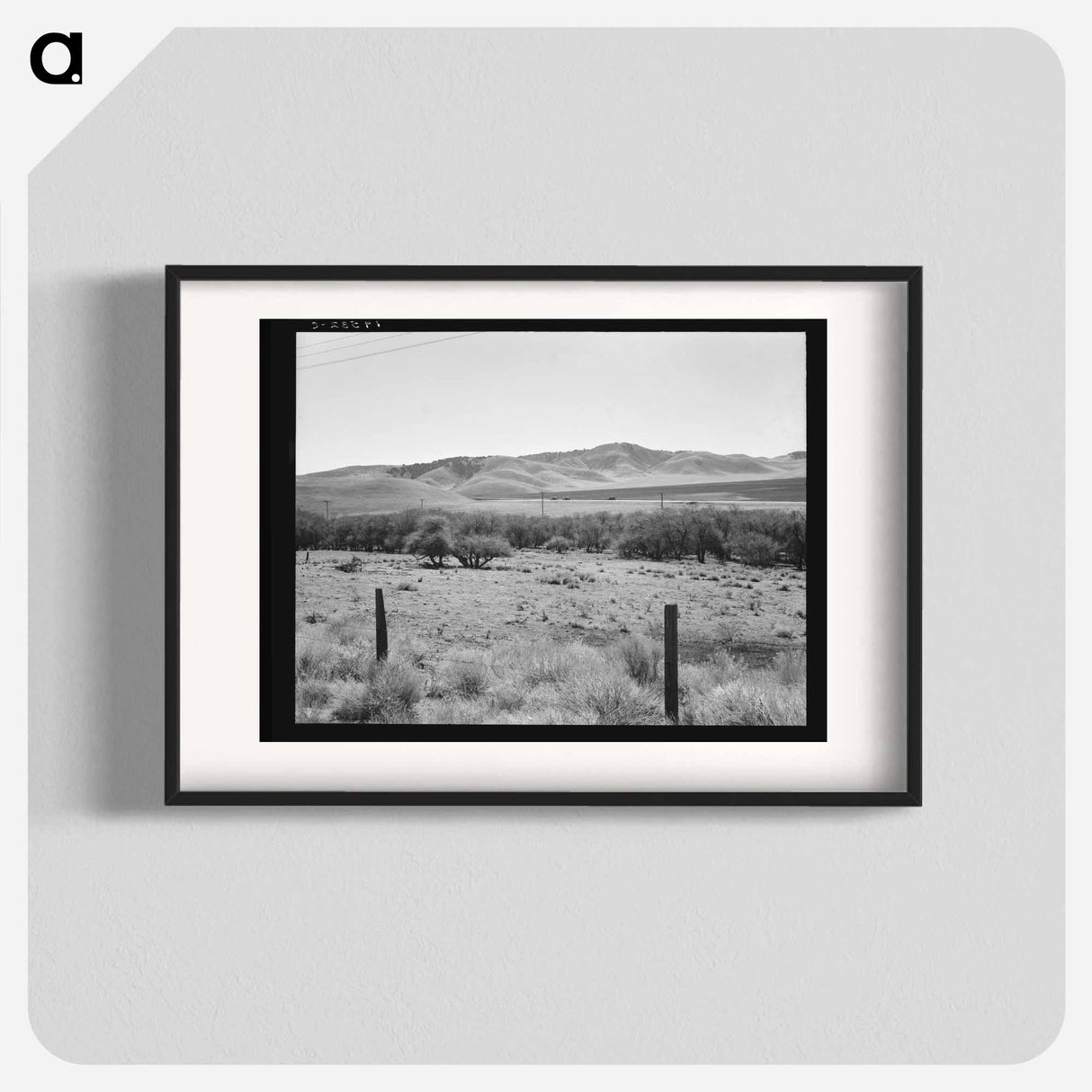 US 99 on ridge over Tehachapi Mountains - Dorothea Lange Poster.