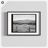 US 99 on ridge over Tehachapi Mountains - Dorothea Lange Poster.