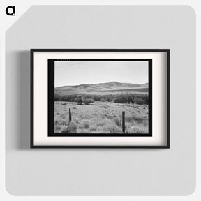 アートポスター-U.S. 99 on ridge over Tehachapi Mountains - ドロテア ラング Poster.