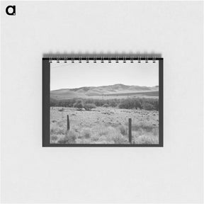 アートメモ帳-U.S. 99 on ridge over Tehachapi Mountains - ドロテア ラング Memo.