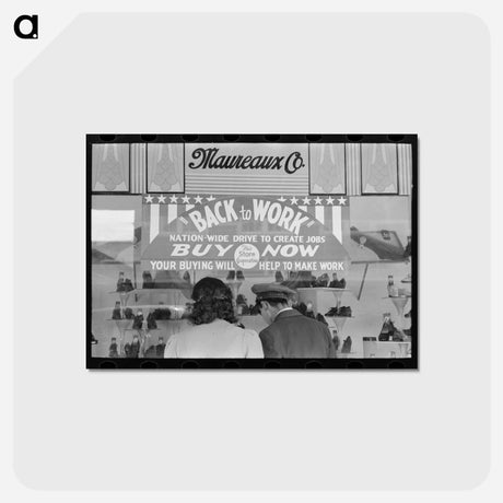 アートポストカード-San Antonio Window Shoppers
 - ラッセル リー Postcard.