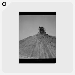 アートポストカード-Shasta Dam Excavation
 - ラッセル リー Postcard.
