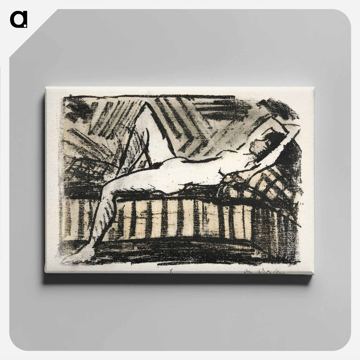 アートパネル-Nude Reclining
 - イェール大学アートギャラリー Canvas.